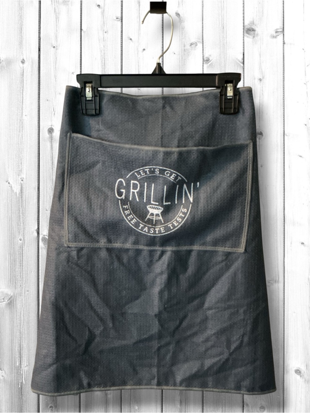 🌹Demdaco Dark Gray 'Let's Get Grillin'' Apron Skirt